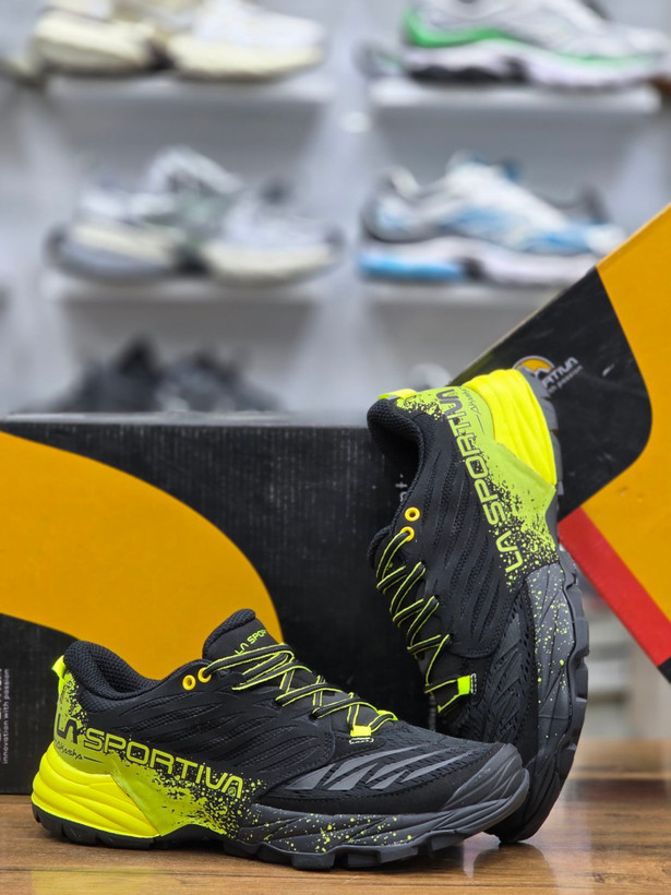 کتونی ورزشی مردانه برند LA SPORTIVA تنفس پذیر زیره ضد سایش و لغزش